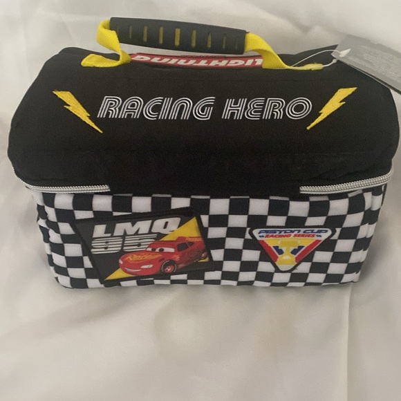 Lightning McQueen Checkered Lunch Bag NWT - Picture 2 of 7